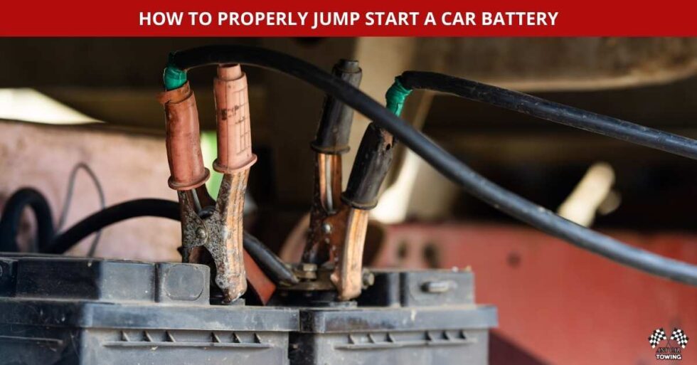 HOW TO PROPERLY JUMP START A CAR BATTERY Any Car Towing